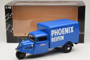 Tempo Hanseat Kolmerattaline Kaubik Phoenix Blue Minichamps 1:18 180099040 Metall - pilt 6/6