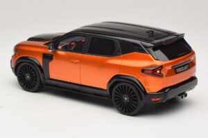 Dacia Duster Mk3 Redust Sport 4x2 Hybrid Metallic Orange Otto 1:18 OT1316 Vaik - pilt 5/6