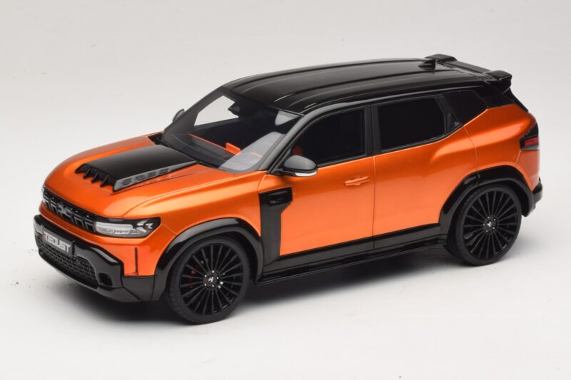 Dacia Duster Mk3 Redust Sport 4x2 Hybrid Metallic Orange Otto 1:18 OT1316 Vaik