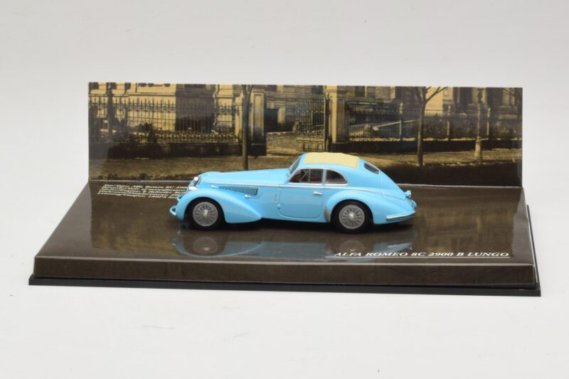 Alfa Romeo 8C 2900B Lungo Helesinine Minichamps 1:43 436120420 Metall