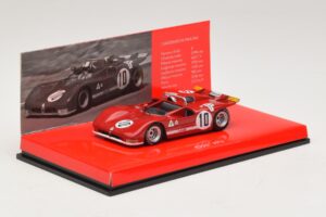 Alfa Romeo T33/3 #10 R. Stommelen / N. Galli ADAC 1000km Nurburgring 1971 Ilma Väliskarbita Minichamps 1:43 436711210-R1 Meta - pilt 2/4