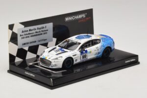 Aston Martin Rapide S #100 Bez / Schubauer 24 Hours of Nurburgring 2013 Minichamps 1:43 437131300 Metall - pilt 2/5
