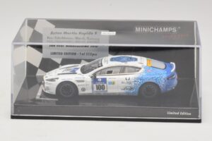 Aston Martin Rapide S #100 Bez / Schubauer 24 Hours of Nurburgring 2013 Minichamps 1:43 437131300 Metall - pilt 4/5