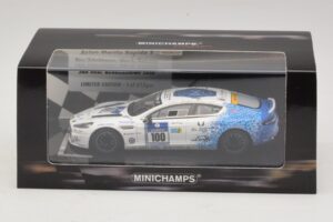 Aston Martin Rapide S #100 Bez / Schubauer 24 Hours of Nurburgring 2013 Minichamps 1:43 437131300 Metall - pilt 5/5