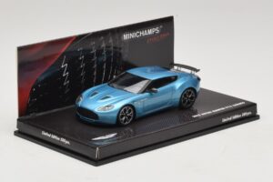 Aston Martin V12 Zagato Alba Blue Minichamps 1:43 437137222 Metall - pilt 2/5