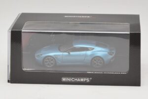 Aston Martin V12 Zagato Alba Blue Minichamps 1:43 437137222 Metall - pilt 5/5