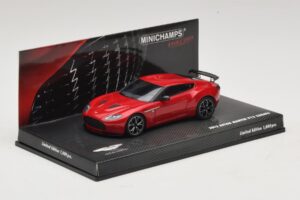 Aston Martin V12 Zagato Punane Minichamps 1:43 437137220 Metall - pilt 2/5