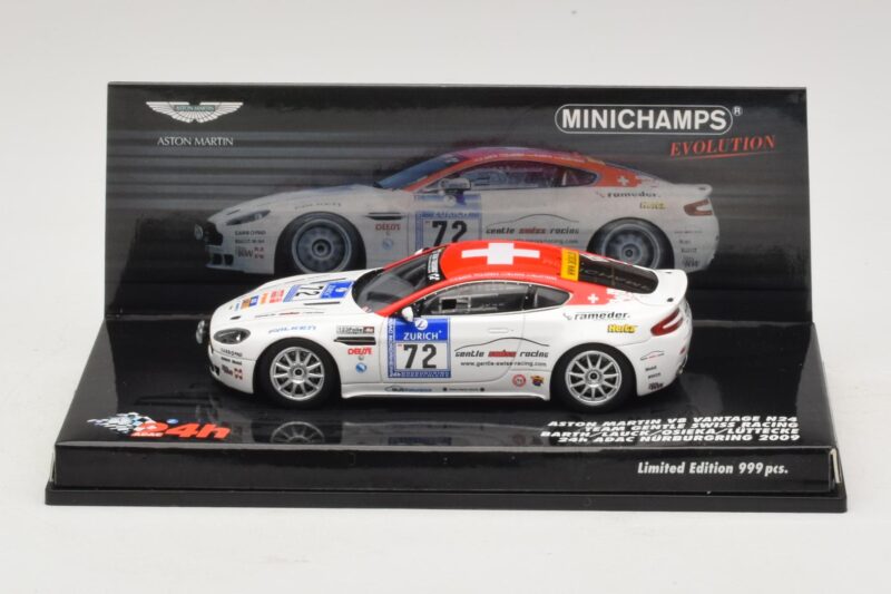 Aston Martin V8 Vantage #72 24 Hours of Nurburgring 2009 Minichamps 1:43 Aston Martin V8 Vantage #72 24 Hours of Nurburgring 2009 Minichamps 1:43 437091372 Metall