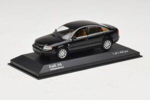 Audi A6 C5 Must Minichamps 1:43 430010200 Metall - pilt 2/4
