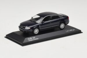 Audi A6 C5 Sinine Metallik Minichamps 1:43 430010201 Metall - pilt 2/4