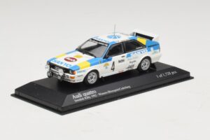 Audi Quattro #4 S. Blomqvist / B. Cederberg Rally Sweden Winner 1982 Minichamps 1:43 430821904 Metall - pilt 2/4
