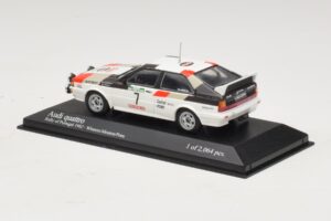 Audi Quattro #7 M. Mouton / F. Pons Pikes Peak International Hill Climb 1984 Minichamps 1:43 AUDI014 Metall - pilt 3/4