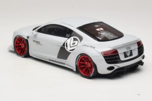 Audi R8 42 Liberty Walk Valge GT Spirit 1:18 GT325 Vaik - pilt 5/6