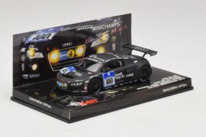 Audi R8 LMS GT3 #100 M. Ekstrom / O. Jarvis Abt Sportsline 24 Hours of Nurburgring 2010 Minichamps 1:43 437101900 Metall - pilt 2/5