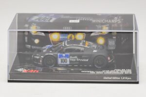 Audi R8 LMS GT3 #100 M. Ekstrom / O. Jarvis Abt Sportsline 24 Hours of Nurburgring 2010 Minichamps 1:43 437101900 Metall - pilt 4/5