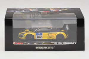 Audi R8 LMS GT3 #102 H-J. Stuck / H. Heyer Black Falcon 24 Hours of Nurburgring 2010 Minichamps 1:43 437101912 Metall - pilt 5/5