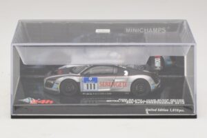 Audi R8 LMS GT3 #111 Metha / Breslin Black Falcon 24 Hours of Nurburgring 2010 Minichamps 1:43 437101911 Metall - pilt 4/5