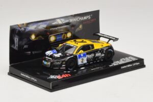 Audi R8 LMS GT3 #2 24 Hours of Nurburgring 2010 Minichamps 1:43 437101902 Metall - pilt 2/5
