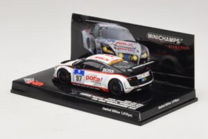 Audi R8 LMS GT3 #97 Phoenix Racing 24 Hours of Nurburgring 2010 Minichamps 1:43 437101997 Metall - pilt 3/5