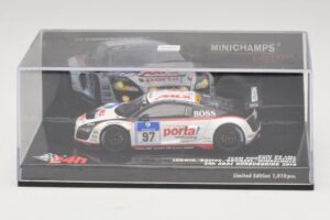 Audi R8 LMS GT3 #97 Phoenix Racing 24 Hours of Nurburgring 2010 Minichamps 1:43 437101997 Metall - pilt 4/5