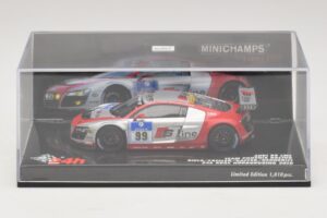 Audi R8 LMS GT3 #99 F. Biela / M. Fassler Phoenix Racing 24 Hours of Nurburgring 2010 Minichamps 1:43 437101999 Metall - pilt 4/5