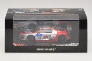 Audi R8 LMS GT3 #99 F. Biela / M. Fassler Phoenix Racing 24 Hours of Nurburgring 2010 Minichamps 1:43 437101999 Metall - pilt 5/5