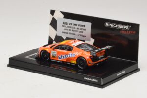 Audi R8 LMS Ultra #100 MS Racing Patel / Dobitsch ADAC GT Masters 2013 Minichamps 1:43 437130100 Metall - pilt 3/5
