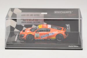 Audi R8 LMS Ultra #100 MS Racing Patel / Dobitsch ADAC GT Masters 2013 Minichamps 1:43 437130100 Metall - pilt 4/5