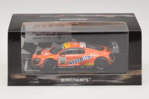 Audi R8 LMS Ultra #100 MS Racing Patel / Dobitsch ADAC GT Masters 2013 Minichamps 1:43 437130100 Metall - pilt 5/5