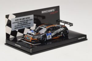 Audi R8 LMS Ultra #29 Team WRT Sandstorm L. Vanthoor 24 Hours of Nurburgring 2013 Minichamps 1:43 437130129 Metall - pilt 2/5