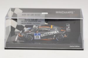 Audi R8 LMS Ultra #29 Team WRT Sandstorm L. Vanthoor 24 Hours of Nurburgring 2013 Minichamps 1:43 437130129 Metall - pilt 4/5