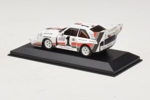 Audi Sport Quattro S1 #1 W. Rohrl Pikes Peak International Hill Climb Winner Record 1987 Minichamps 1:43 410871201 Metall - pilt 3/4