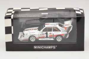 Audi Sport Quattro S1 #1 W. Rohrl Pikes Peak International Hill Climb Winner Record 1987 Minichamps 1:43 410871201 Metall - pilt 4/4
