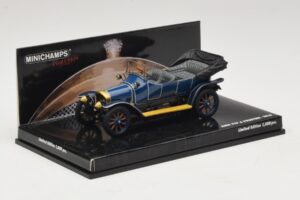 Audi Typ A Phaeton Sinine Minichamps 1:43 437019031 Metall - pilt 2/5