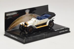 Audi Typ A Phaeton Valge Sinine Minichamps 1:43 437019032 Metall - pilt 2/5