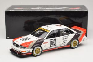 Audi V8 Quattro DTM #45 F. Biela Team AZR 1991 Minichamps 1:18 100911045 Metall - pilt 8/8
