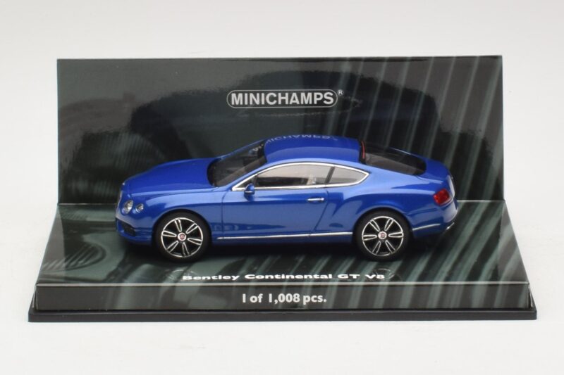 Bentley Continental GT V8 Sinine Metallik Minichamps 1:43 Bentley Continental GT V8 Sinine Metallik Minichamps 1:43 436139982 Metall