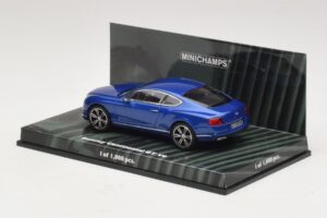 Bentley Continental GT V8 Sinine Metallik Minichamps 1:43 436139982 Metall - pilt 3/4