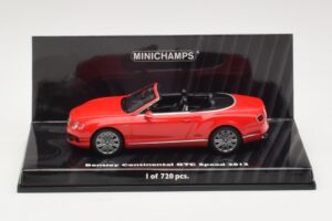Bentley Continental GTC Speed Punane Minichamps 1:43 Bentley Continental GTC Speed Punane Minichamps 1:43 436139061 Metall