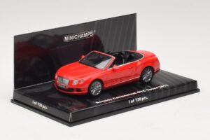 Bentley Continental GTC Speed Punane Minichamps 1:43 436139061 Metall - pilt 2/4