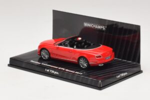 Bentley Continental GTC Speed Punane Minichamps 1:43 436139061 Metall - pilt 3/4