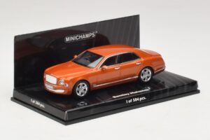 Bentley Mulsanne Oranž Metallik Minichamps 1:43 436139902 Metall - pilt 2/4