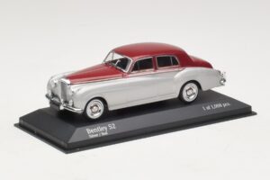 Bentley S2 Hõbe Punane Minichamps 1:43 403139953 Metall - pilt 2/4