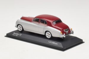 Bentley S2 Hõbe Punane Minichamps 1:43 403139953 Metall - pilt 3/4