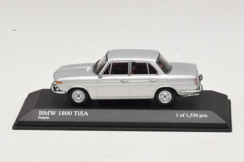 BMW 1800 TI/SA Hõbe Minichamps 1:43 BMW 1800 TI/SA Hõbe Minichamps 1:43 400025100 Metall