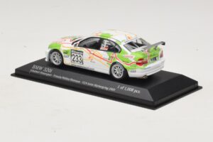 BMW 320i E46 #233 A. Priaulx / J. Muller Schubert Motorsport VLN Nurburgring 2005 Minichamps 1:43 400052433 Metall - pilt 3/4