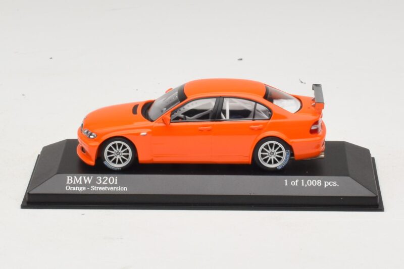 BMW 320i E46 Tänavaversioon Oranž Minichamps 1:43 BMW 320i E46 Tänavaversioon Oranž Minichamps 1:43 400052400 Metall