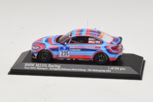 BMW M235i Team BMW Motorsport #235 Bovigdon 24 Hours of Nurburgring 2014 Minichamps 1:43 437142435 Metall