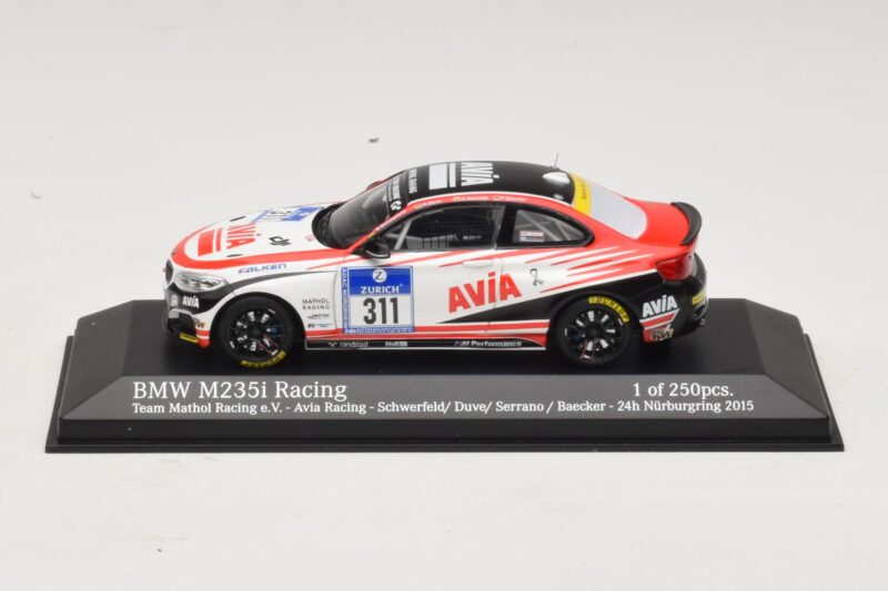 BMW M235i Team Mathol Racing #311 Scherfeld / Duve 24 Hours of Nurburgring 2015 Minichamps 1:43 BMW M235i Team Mathol Racing #311 Scherfeld / Duve 24 Hours of Nurburgring 2015 Minichamps 1:43 437152511 Metall
