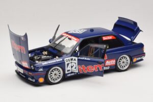 BMW M3 E30 Auto Maass #42 H. Becker DTM 1992 Minichamps 1:18 180922042 Metall - pilt 2/8